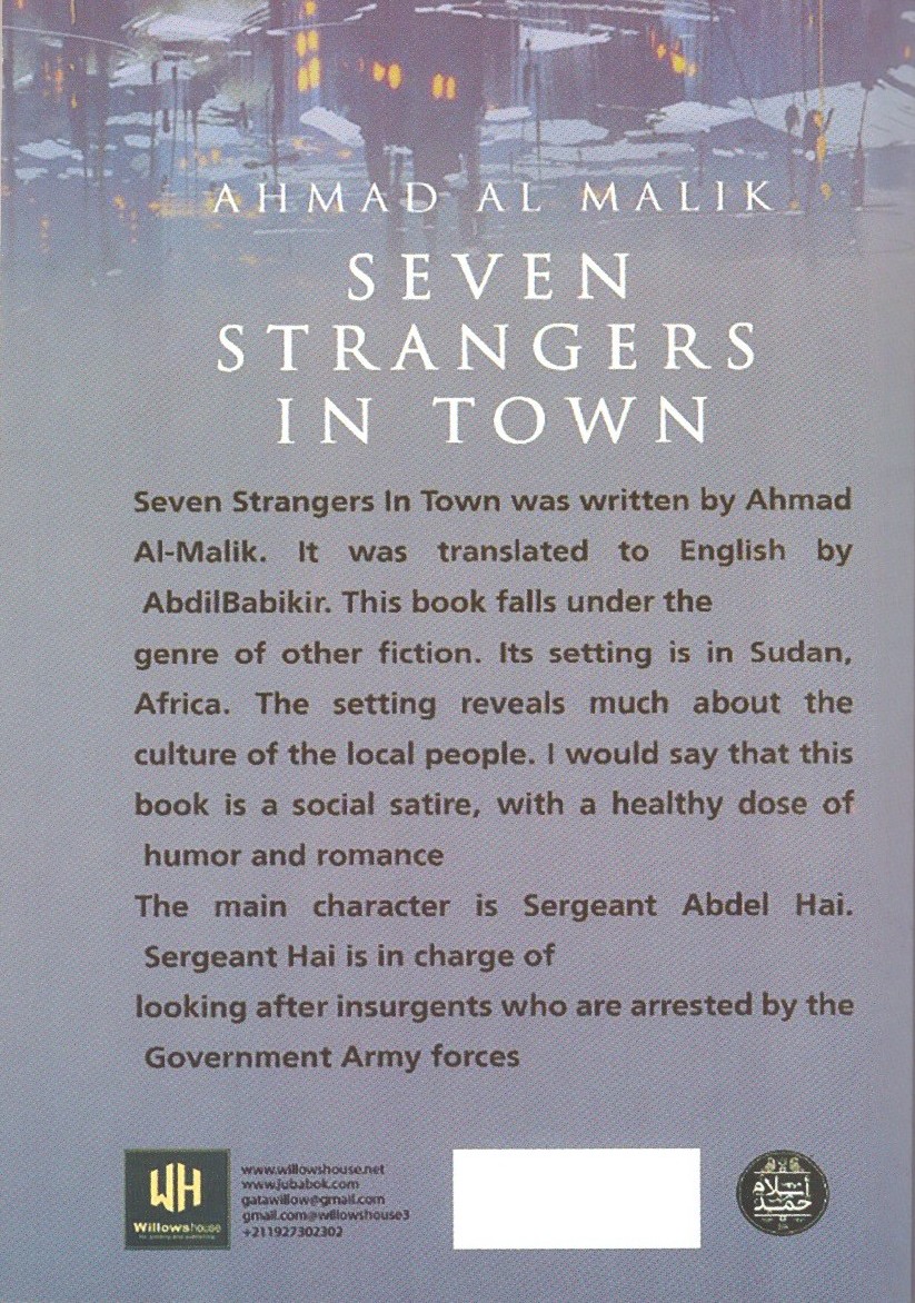 Seven Strangers – back page